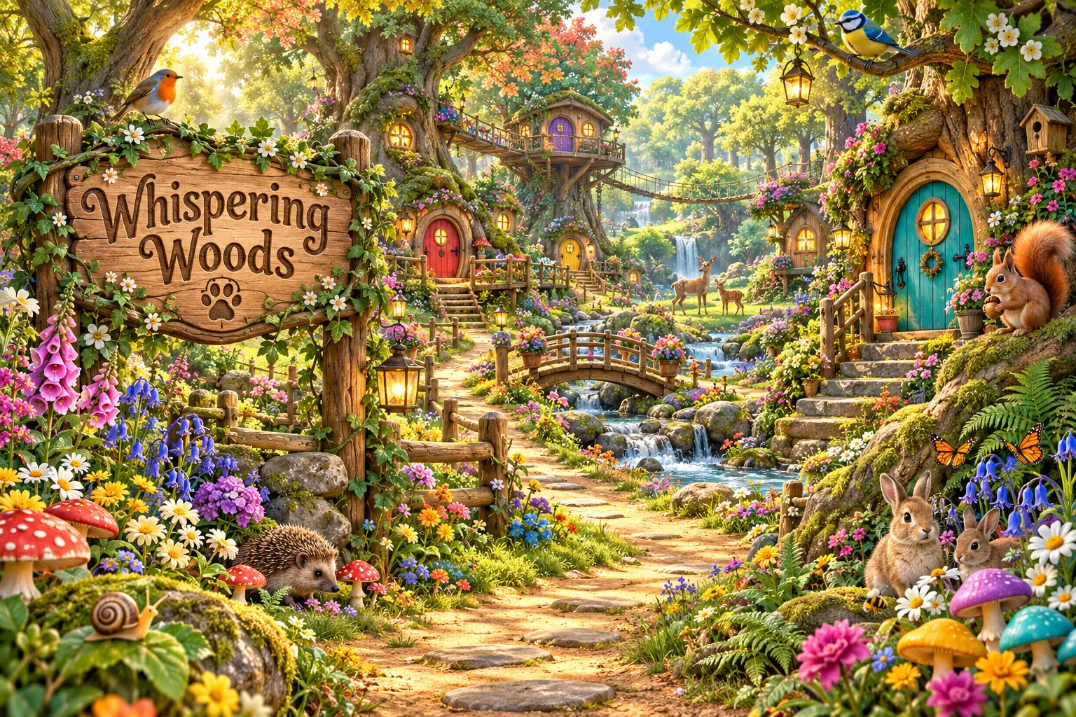 The Whispering Woods jigsaw picture